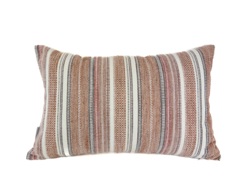 Poduszka RUSTIC STRIPES – w tonacji Matki Ziemi